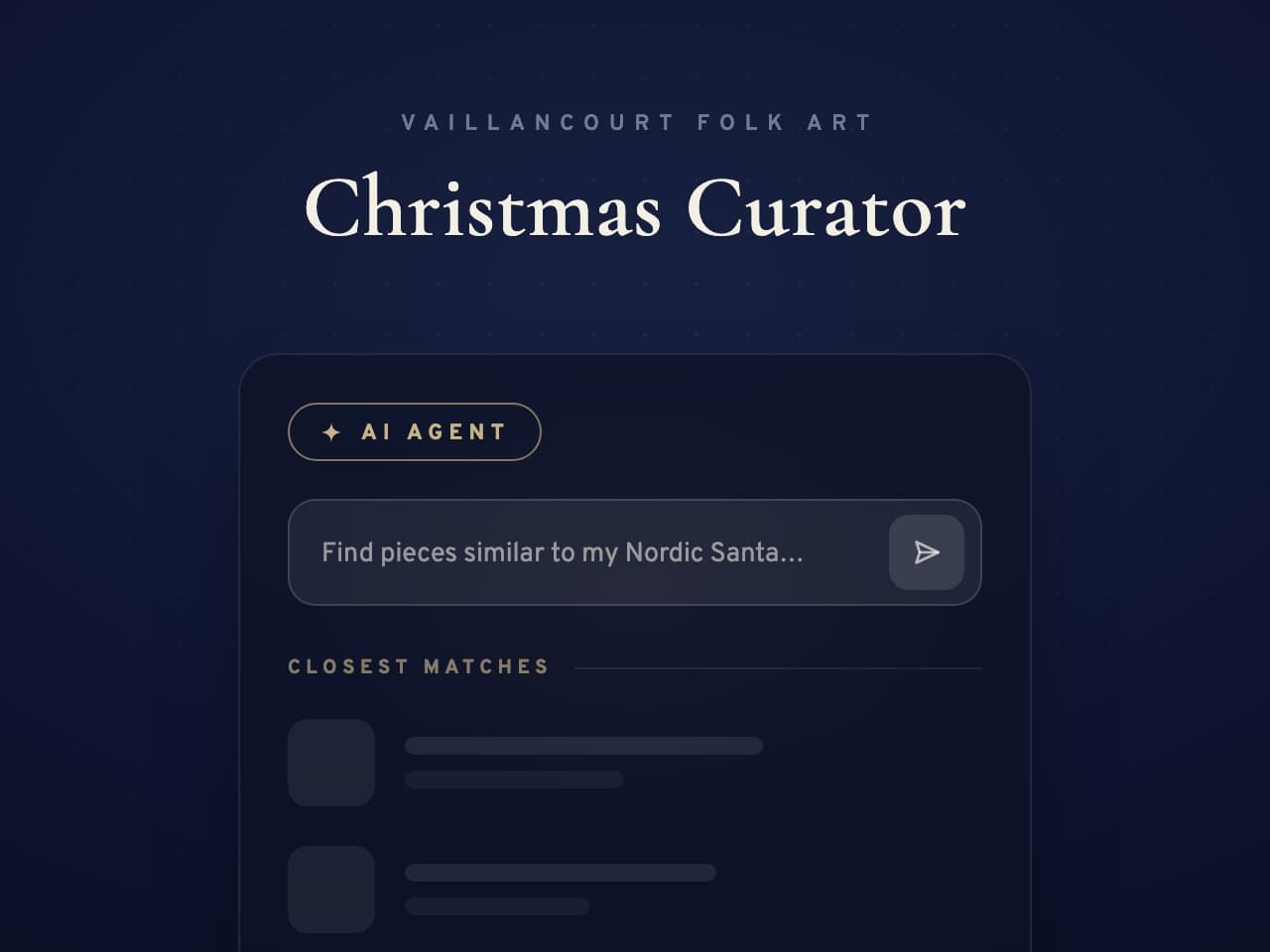 Vaillancourt Christmas Curator